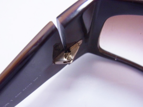 実際に弊社で買取させて頂いたDior/クリスチャンディオール YOUR Dior 1 サングラス ブラウンの画像 4枚目