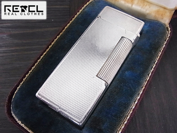 実際に弊社で買取させて頂いたdunhill/ダンヒル ローラガスライター スリムスクエア/シルバー