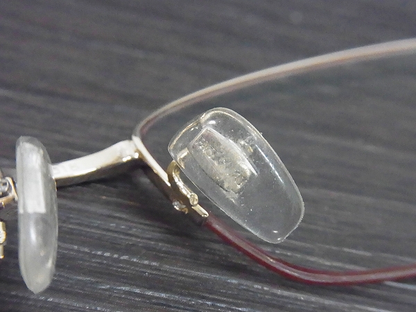 実際に弊社で買取させて頂いたBVLGARI/ブルガリ スクエア型 眼鏡/メガネフレーム BV1044Tの画像 6枚目