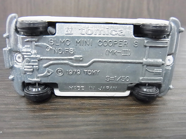 実際に弊社で買取させて頂いたTOMICA/トミカ 日本製 ミニクーパー F-8-81等 1/50 3点セットの画像 3枚目