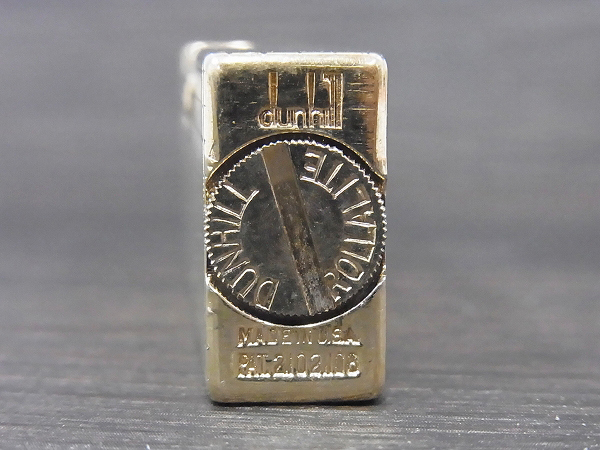 実際に弊社で買取させて頂いたダンヒル ROLLALITE ビンテージ 1940年代 金張り ライターの画像 2枚目
