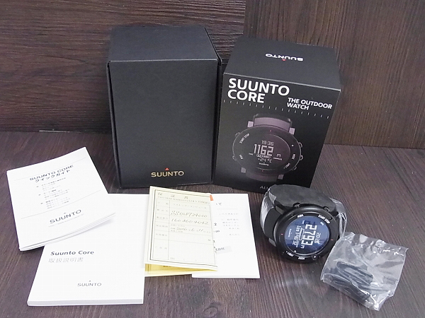 実際に弊社で買取させて頂いたSUUNTO/スント[5万↑]コア・ディープブラック/SS018734000の画像 5枚目