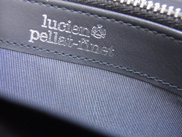 実際に弊社で買取させて頂いたルシアンペラフィネ ラウンドジップウォレット スカル グレーの画像 5枚目