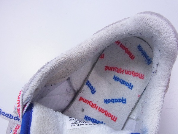 実際に弊社で買取させて頂いたMAISON KITSUNE×Reebok CLASSIC クラシック レザー M46165/28の画像 7枚目
