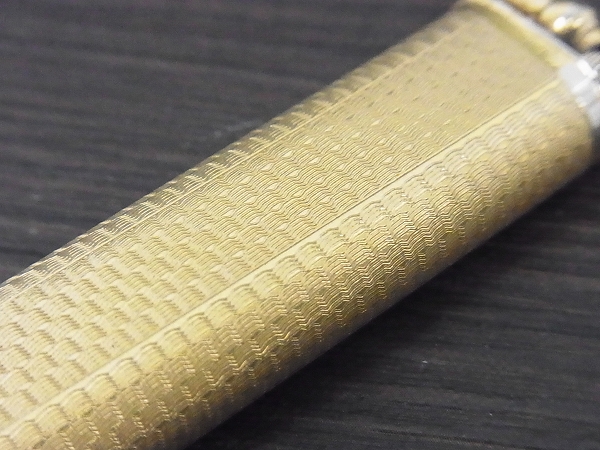 実際に弊社で買取させて頂いたdunhill/ダンヒル SYLPH ビンテージ 初期型オイルライター 金の画像 3枚目