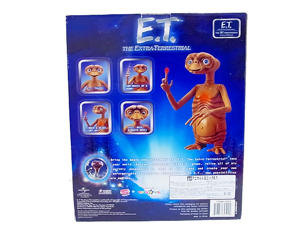 実際に弊社で買取させて頂いたトイザラス E.T. アニマルトロニック フィギア 20th記念の画像 5枚目