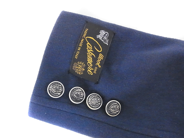 実際に弊社で買取させて頂いたglamb/グラム　ウール混 ハミルトンPコート ネイビー/2の画像 7枚目