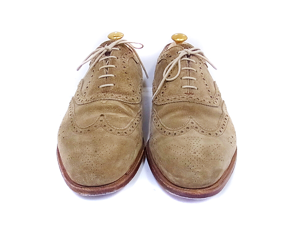 実際に弊社で買取させて頂いたEdward Green/エドワードグリーン 202 ウィング ベージュ 8-1/2の画像 1枚目