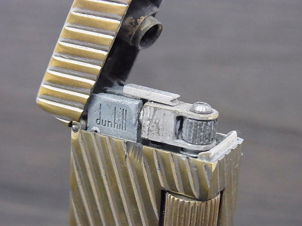 実際に弊社で買取させて頂いたdunhill/ダンヒル 1950年代 ビンテージ オイルライター 金貼りの画像 5枚目