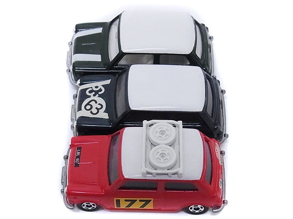 実際に弊社で買取させて頂いたtomica/トミカ ミニクーパーTYPE No.F8 1/50 1979 3点セットの画像 3枚目