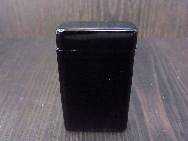 実際に弊社で買取させて頂いたdunhill/ダンヒル  ローラガス ライター ブラック プレーンの画像 1枚目