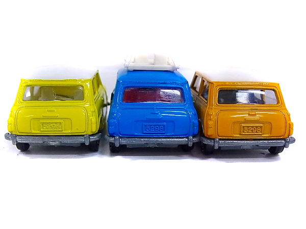 実際に弊社で買取させて頂いたトミカ 日本製BLMCミニクーパー S/NO.F8 MKⅢ 1/50 3点セットの画像 2枚目