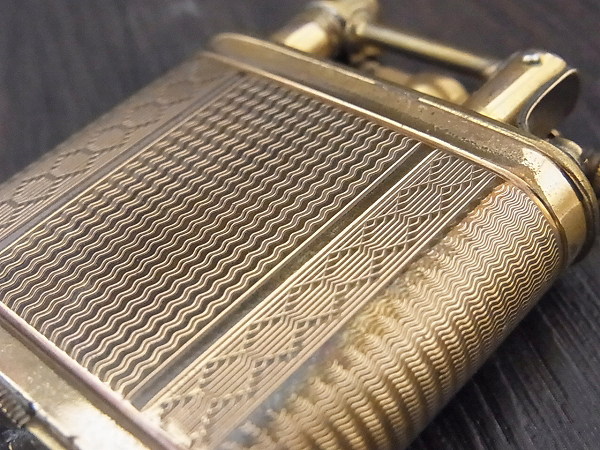実際に弊社で買取させて頂いたdunhill/ダンヒル ヴィンテージ オイルライター ゴールドの画像 7枚目