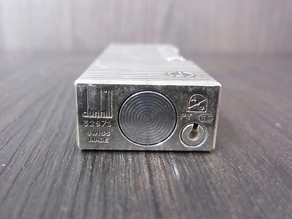 実際に弊社で買取させて頂いたdunhill/ダンヒル ローラガスライター スリムスクエア/シルバーの画像 3枚目