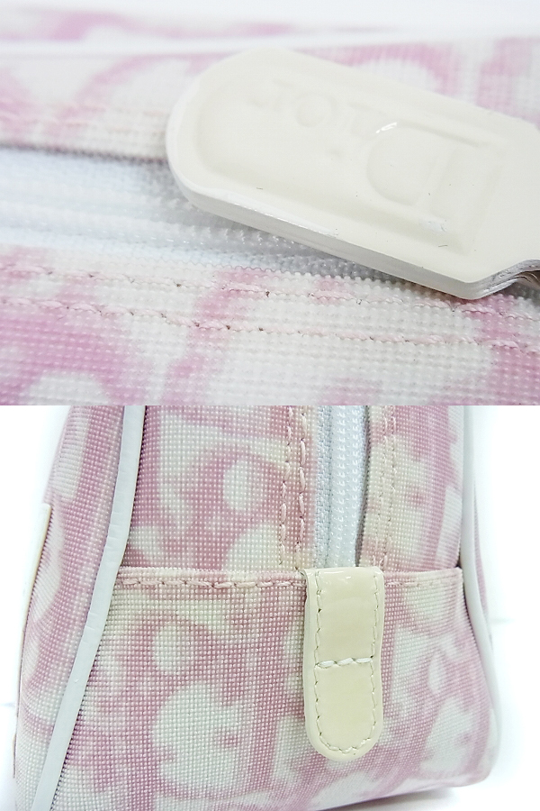 実際に弊社で買取させて頂いたChristian Dior/ディオール トロッター柄 ポーチ/BOX 2点セットの画像 8枚目