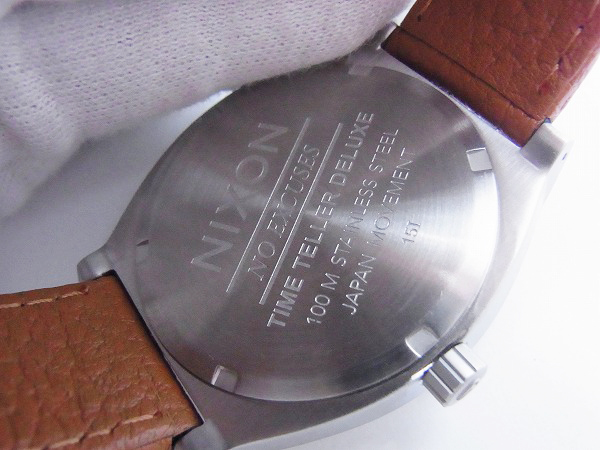 実際に弊社で買取させて頂いたNIXON/ニクソン TIME TELLER DELUXE LEATHER A927 2310の画像 5枚目