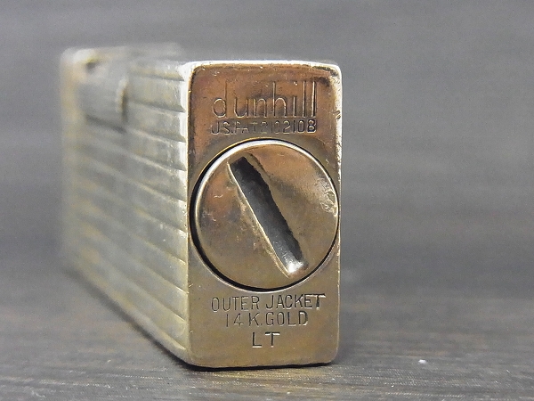 実際に弊社で買取させて頂いたdunhill/ダンヒル OUTER JACKET 14K GOLD ヴィンテージライターの画像 2枚目