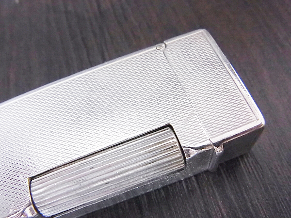 実際に弊社で買取させて頂いたdunhill/ダンヒル ローラガスライター スリムスクエア/シルバーの画像 6枚目