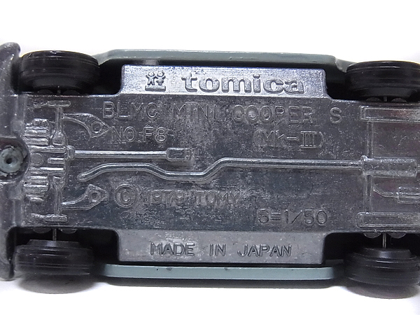 実際に弊社で買取させて頂いたトミカ 日本製BLMCミニクーパーS/Mk-Ⅲ 1/50 F8/Lipton's他/3点の画像 6枚目