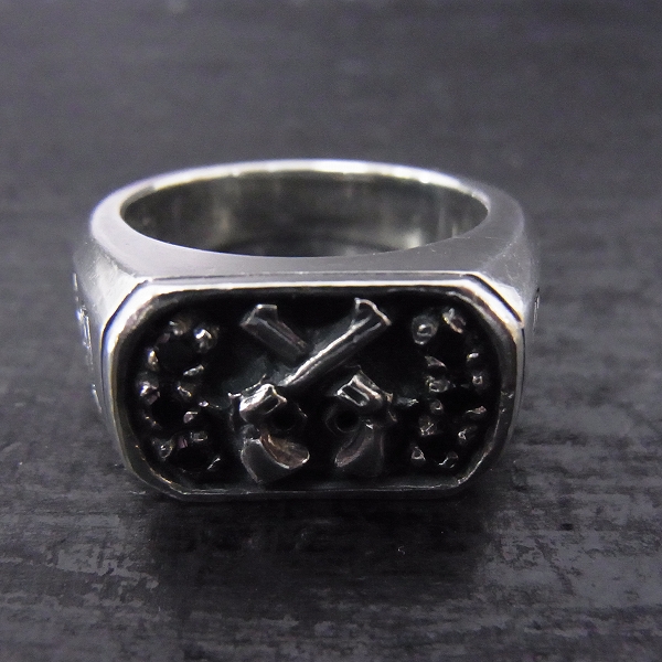 実際に弊社で買取させて頂いたDEAL DESIGN/ディールデザイン 2丁拳銃リング 19号の画像 1枚目