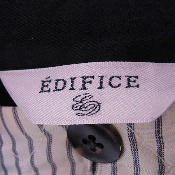 実際に弊社で買取させて頂いた☆EDIFICE/エディフィス ステンカラーコート 38の画像 2枚目