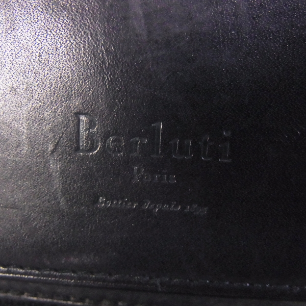 実際に弊社で買取させて頂いたBerluti/ベルルッティ カリグラフィ ラウンドジップ 長財布/ウォレットの画像 7枚目