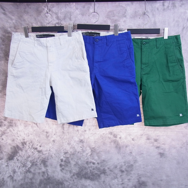 実際に弊社で買取させて頂いたBack Channel/バックチャンネル カラーショーツ/ハーフパンツ 3点SET