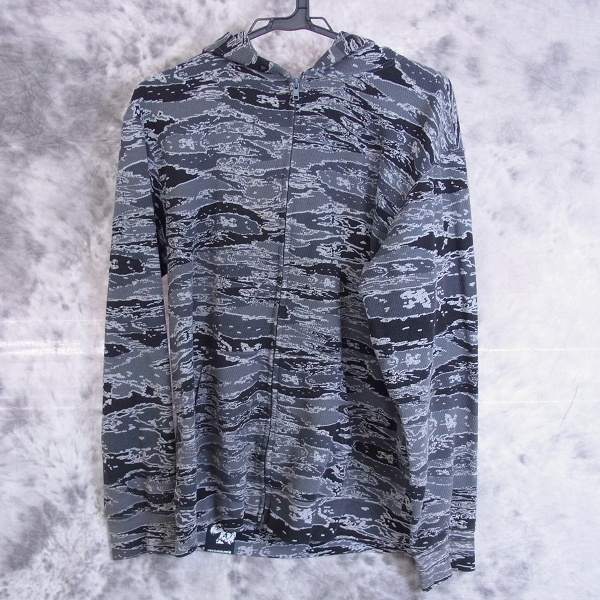 実際に弊社で買取させて頂いた☆Back Channel/バックチャンネル ゴーストライオンカモ ジップアップパーカー/L