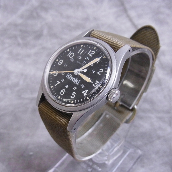 旧ロゴ HAMILTON/ハミルトン Khakiカーキ 手巻き 腕時計/9415/921980の
