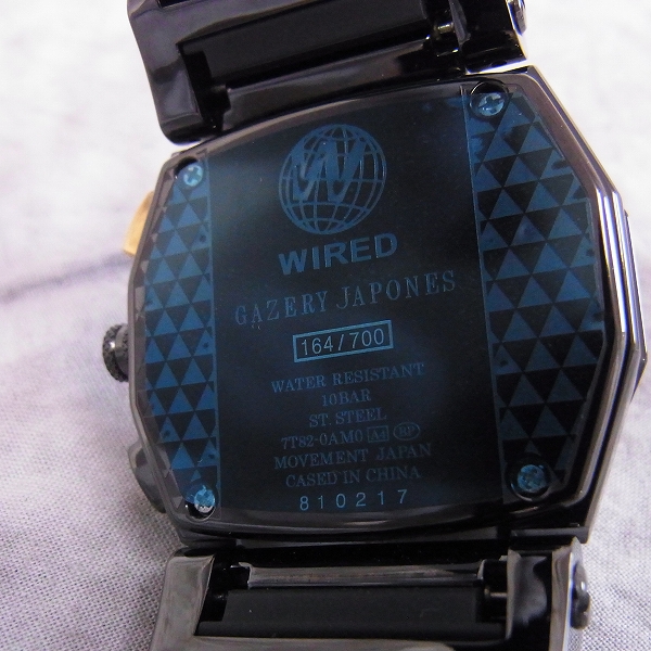 実際に弊社で買取させて頂いたSEIKO WIRED/ワイアード 腕時計 デルタ  TOKYO NIGHT 限定モデル AGAV703の画像 3枚目