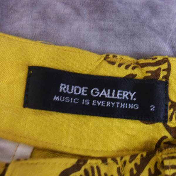 実際に弊社で買取させて頂いた☆RUDE GALLERY/ルードギャラリー 総柄スカルアロハセットアップの画像 4枚目