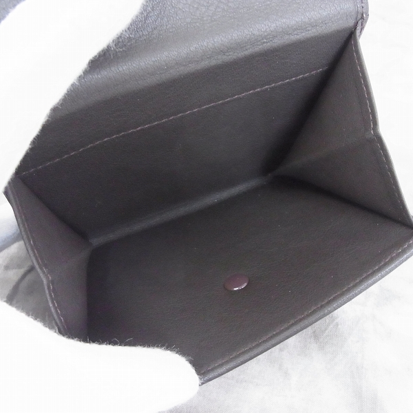 実際に弊社で買取させて頂いたLOEWE/ロエベ 二つ折り スエードレザー 財布の画像 3枚目