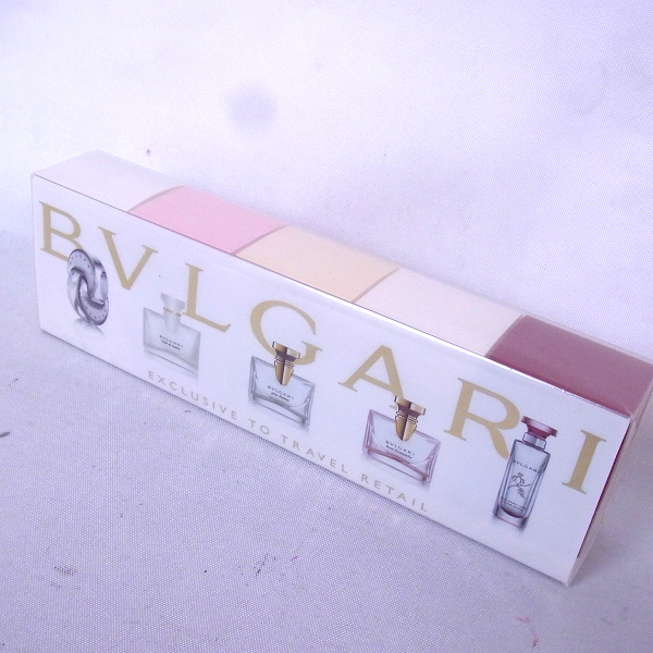実際に弊社で買取させて頂いた【未開封】BVLGARI/ブルガリ EXCLUSIVE TRAVEL RETAIL 香水5点セット