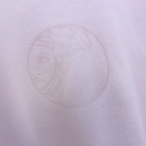 実際に弊社で買取させて頂いた☆［未使用］VERSACE/ヴェルサーチ Vネック Tシャツ ホワイト/XLの画像 5枚目