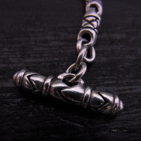 実際に弊社で買取させて頂いたLEATHERS AND TREASURES/レザーズ アンド トレジャーズ デザイン ネックレス チェーン 52㎝の画像 2枚目