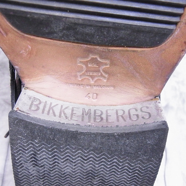 実際に弊社で買取させて頂いたDIRK BIKKEMBERGS/ダークビッケンバーグ 紐巻レザーブーツ 40の画像 5枚目