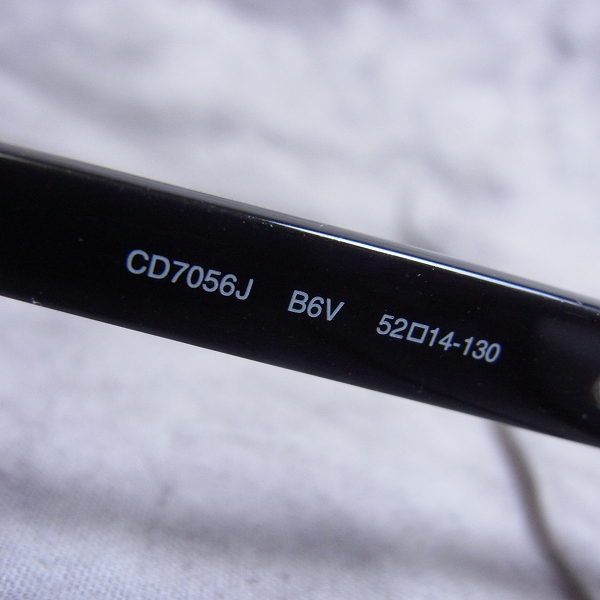 実際に弊社で買取させて頂いたChristian Dior/ディオール メガネフレーム フルリム CD7056Jの画像 5枚目