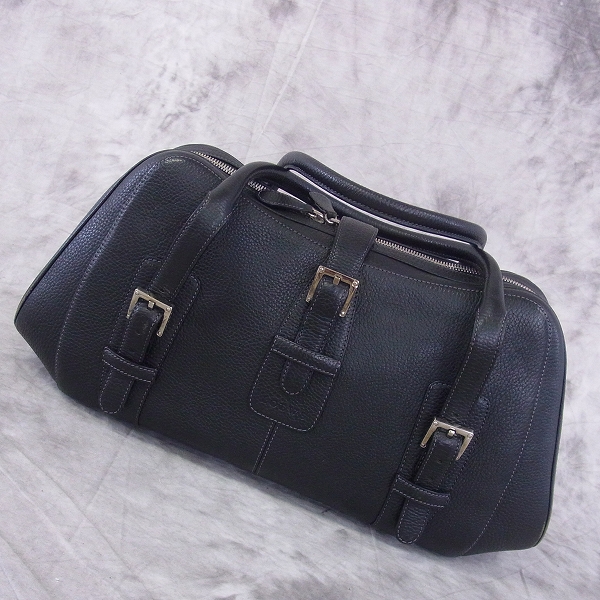 実際に弊社で買取させて頂いたLOEWE/ロエベ レザー センダバッグ/ハンドバッグ ブラック