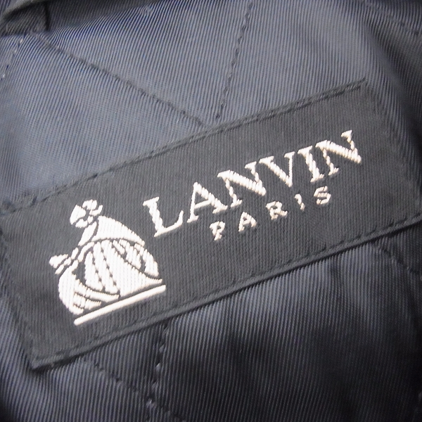 実際に弊社で買取させて頂いた☆LANVIN/ランバン ビッグシルエット ロングコート/48の画像 2枚目