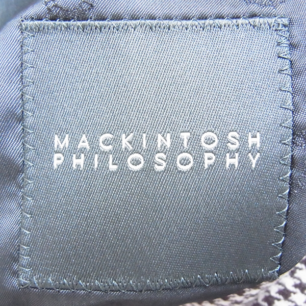 実際に弊社で買取させて頂いた☆MACKINTOSH PHILOSOPHY/マッキントッシュフィロソフィー ウール テーラードジャケット/40の画像 2枚目