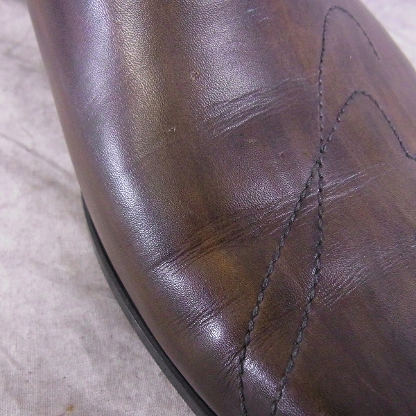 実際に弊社で買取させて頂いたMAGNANNI/マグナーニ ホールカット ドレスシューズ 15440/40の画像 6枚目