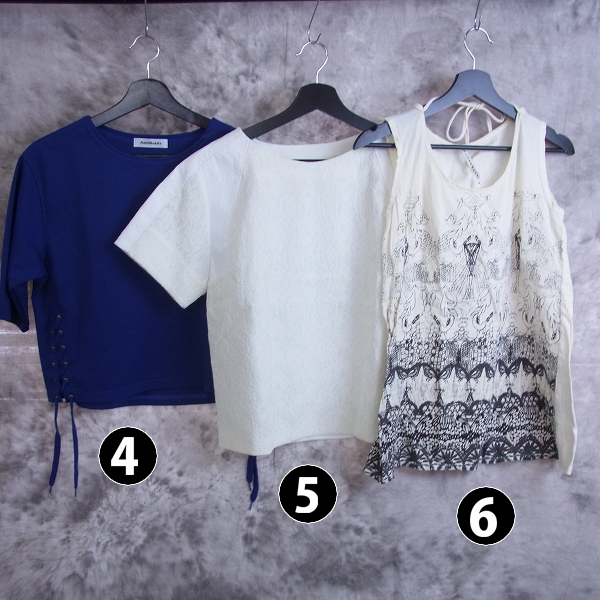 実際に弊社で買取させて頂いたHELMUT LANG/rag&bone ヘルムートラング/ラグアンドボーン等 ブラウス トップス 8点SETの画像 2枚目