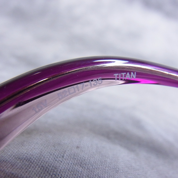 実際に弊社で買取させて頂いたChristian Dior/ディオール メガネフレーム ハーフリム チタン CD7733Jの画像 6枚目