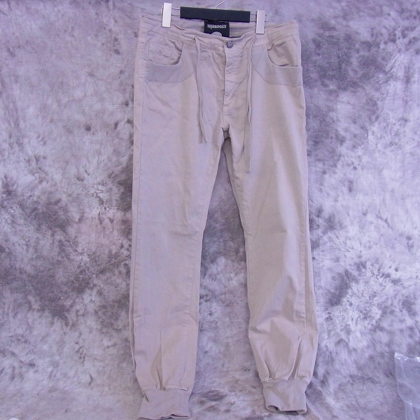 実際に弊社で買取させて頂いたHYDROGEN/ハイドロゲン 裾リブ クラッシュ加工 スウェットパンツ 83002/31