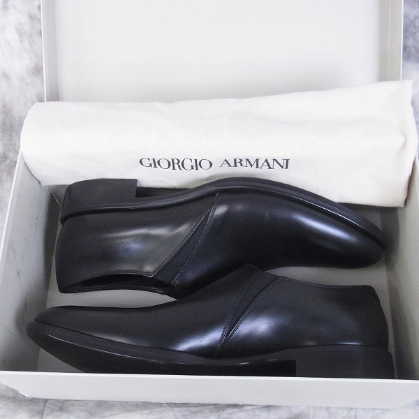 実際に弊社で買取させて頂いたGIORGIO ARMANI/ジョルジオ アルマーニ レザーシューズ 44の画像 6枚目