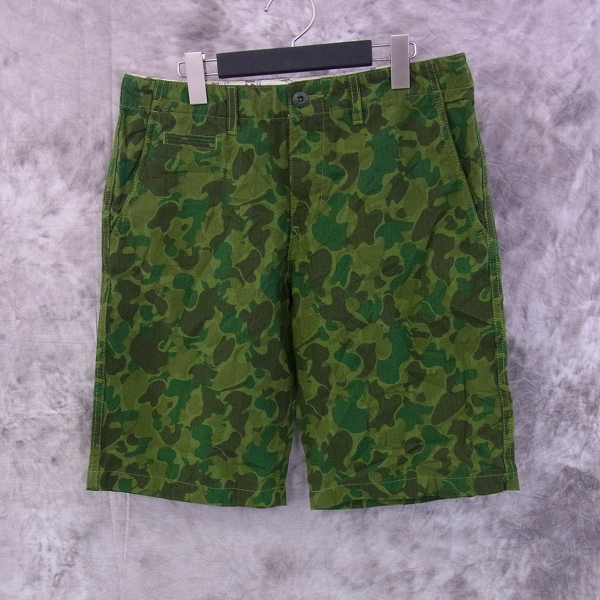 実際に弊社で買取させて頂いたBack Channel/バックチャンネル カモフラ 迷彩柄 ショーツ/ハーフパンツ/M