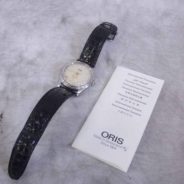 ORIS/オリス 自動巻 ポインターデイト 腕時計/574/7403/40Bの買取実績