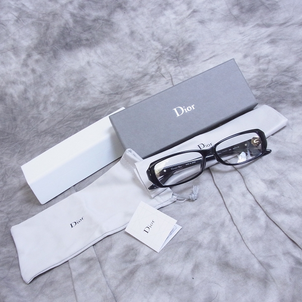 実際に弊社で買取させて頂いたChristian Dior/ディオール メガネフレーム フルリム CD7056Jの画像 7枚目