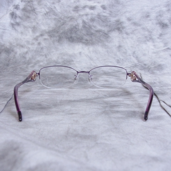 実際に弊社で買取させて頂いたChristian Dior/ディオール メガネフレーム ハーフリム チタン CD7733Jの画像 2枚目