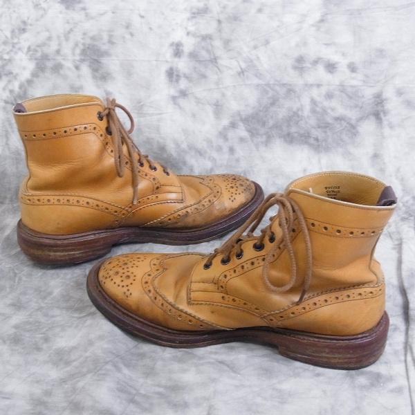 実際に弊社で買取させて頂いたTrickers/トリッカーズ カントリーブーツ/ウィングチップブーツ 563412の画像 3枚目